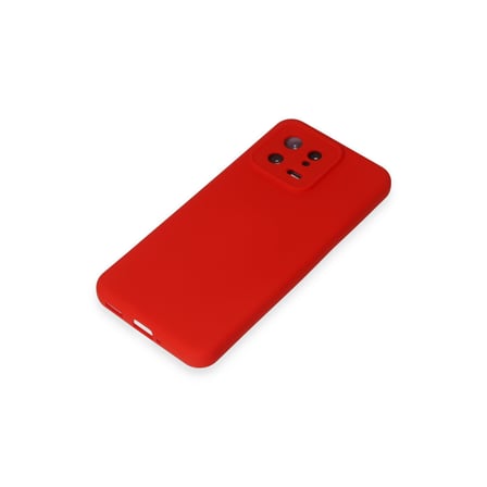 Mi 13 Kılıf Nano içi Kadife Silikon - Kırmızı
