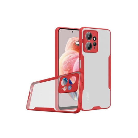 Erdo Ticaret Redmi Note 12 4G Kılıf Kırmızı Silikon TPU