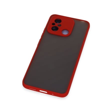 Redmi 12C Kılıf Montreal Silikon Kapak - Kırmızı