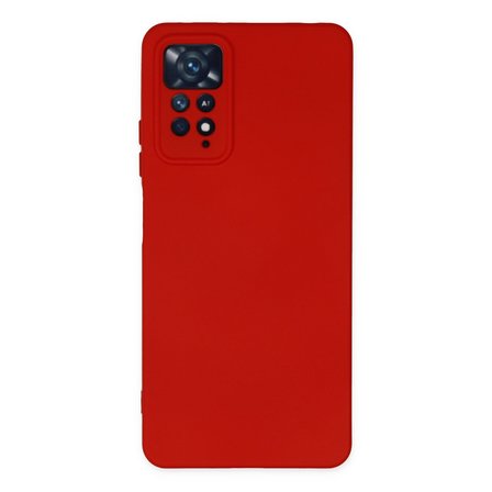 Redmi Note 11 Pro Kılıf Nano içi Kadife Silikon - Kırmızı