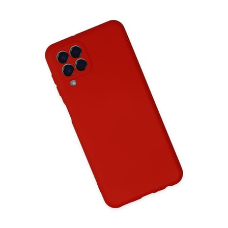 Galaxy M33 Kılıf Nano içi Kadife Silikon - Kırmızı