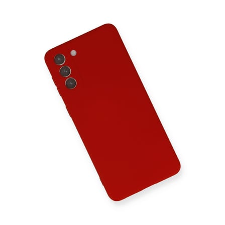 Galaxy S21 Plus Kılıf Nano içi Kadife Silikon - Kırmızı