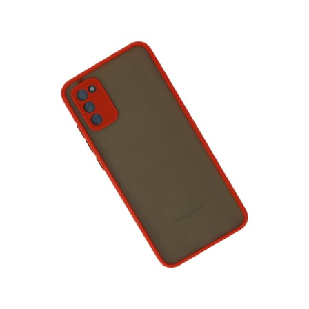 Galaxy A02S Kılıf Montreal Silikon Kapak - Kırmızı