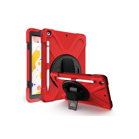 iPad 5 Air 9.7 Kılıf Amazing Tablet Kapak - Kırmızı