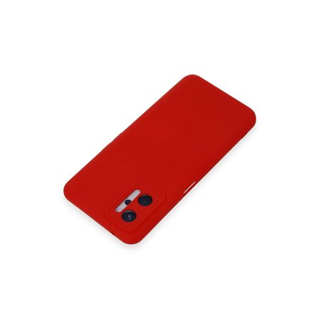Realme 9i 4G Kılıf Nano içi Kadife Silikon - Kırmızı