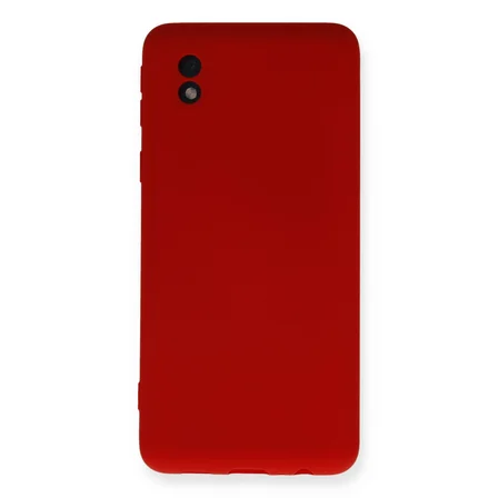 Galaxy A01 Core Kılıf Nano içi Kadife Silikon - Kırmızı