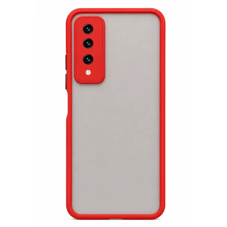 Y9 Prime 2019 Kılıf Montreal Silikon Kapak - Kırmızı