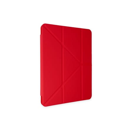 Galaxy T737 Tab S7 FE 12.4 Kılıf Kalemlikli Mars Tablet Kılıfı - Kırmızı