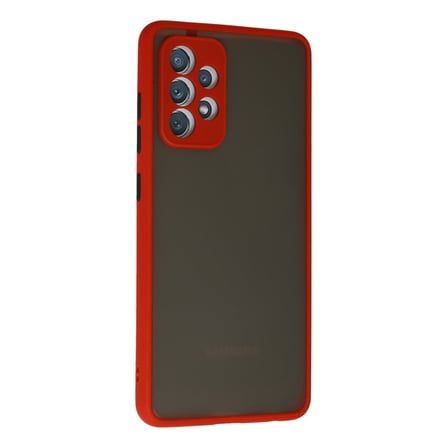 Galaxy A72 Kılıf Montreal Silikon Kapak - Kırmızı