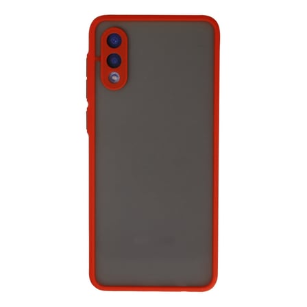 Galaxy A02 Kılıf Montreal Silikon Kapak - Kırmızı