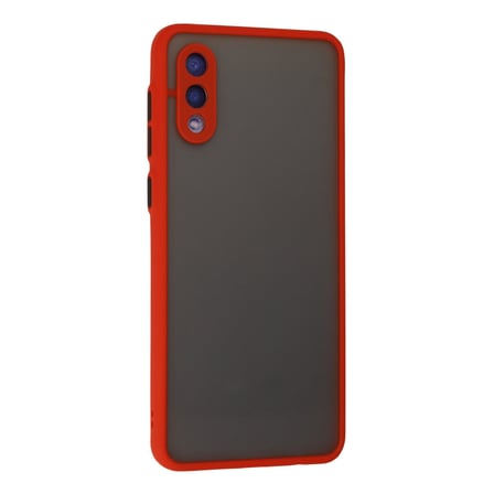 Galaxy A02 Kılıf Montreal Silikon Kapak - Kırmızı