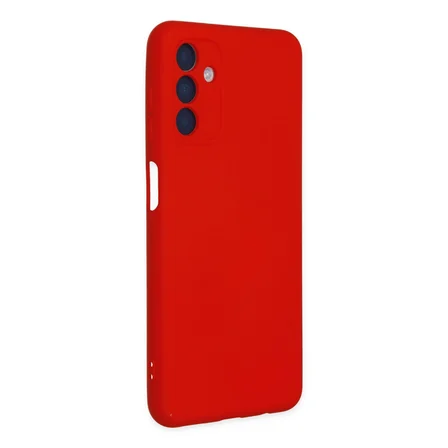 Galaxy A04S Kılıf Nano içi Kadife Silikon - Kırmızı