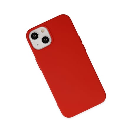 iPhone 15 Pro Kılıf Nano içi Kadife Silikon - Kırmızı