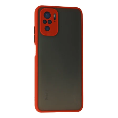 Redmi Note 10 Kılıf Montreal Silikon Kapak - Kırmızı