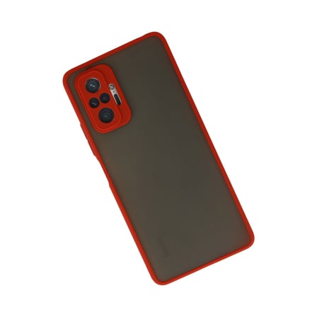 Note 10 Pro Kılıf Montreal Silikon Kapak - Kırmızı