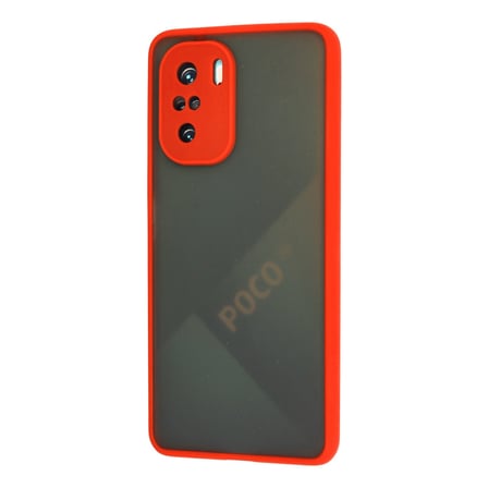 Poco F3 Kılıf Montreal Silikon Kapak - Kırmızı