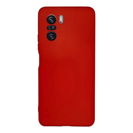 Poco F3 Kılıf Nano içi Kadife Silikon - Kırmızı