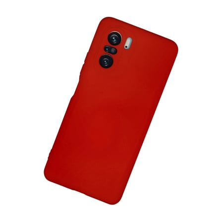 Poco F3 Kılıf Nano içi Kadife Silikon - Kırmızı