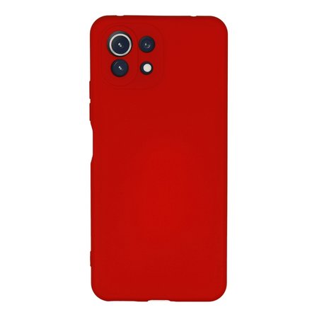 Mİ 11 Lite Kılıf Nano içi Kadife Silikon - Kırmızı