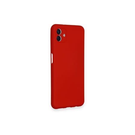 Galaxy A04 Kılıf Nano içi Kadife Silikon - Kırmızı