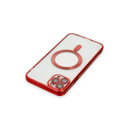 iPhone 11 Pro Max Kılıf Kross Magneticsafe Kapak - Kırmızı
