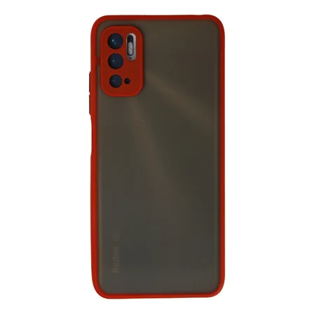 Redmi Note 10 5G Kılıf Montreal Silikon Kapak - Kırmızı