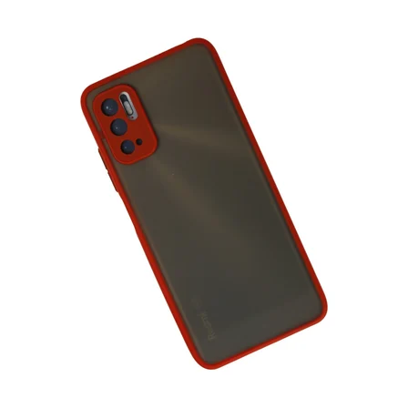 Redmi Note 10 5G Kılıf Montreal Silikon Kapak - Kırmızı