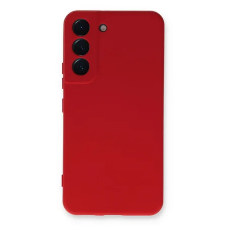 Galaxy S23 Plus Kılıf Nano içi Kadife Silikon - Kırmızı