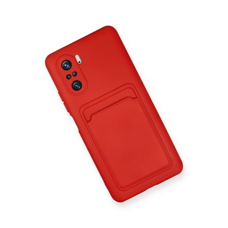 Mi 11i Kılıf Kelvin Kartvizitli Silikon - Kırmızı