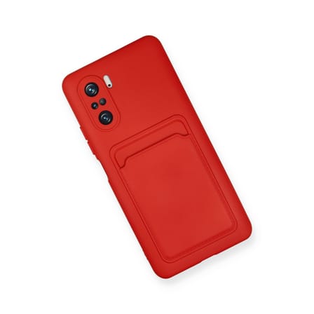 Mi 11i Kılıf Kelvin Kartvizitli Silikon - Kırmızı