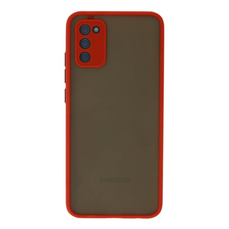 Galaxy A03S Kılıf Montreal Silikon Kapak - Kırmızı