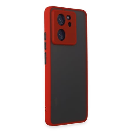 Mi 13T Pro Kılıf Montreal Silikon Kapak - Kırmızı