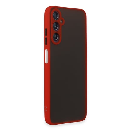Galaxy A05S Kılıf Montreal Silikon Kapak - Kırmızı