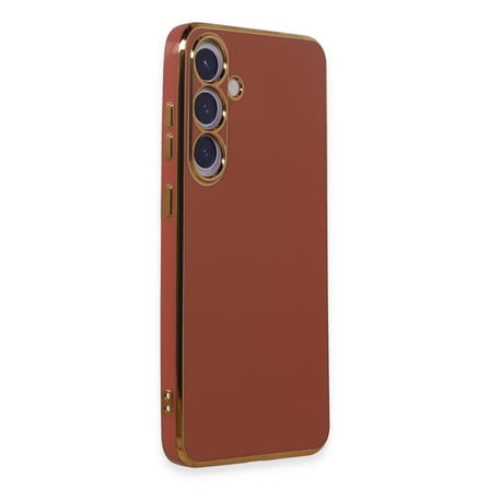 Galaxy S24 Kılıf Volet Silikon - Kırmızı