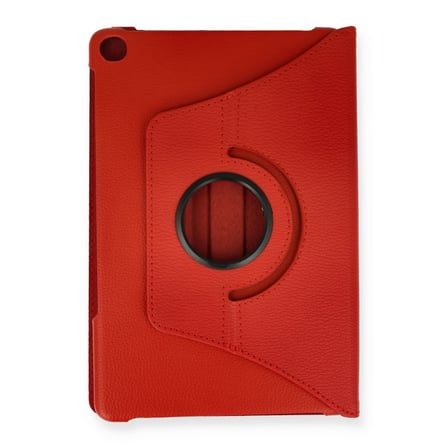Tab M10 TB328FU Kılıf 360 Tablet Deri Kılıf - Kırmızı