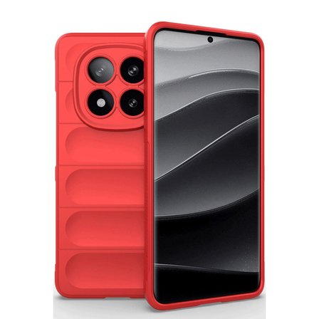 Redmi Note 14 Pro 4G Kılıf Optimum Silikon - Kırmızı