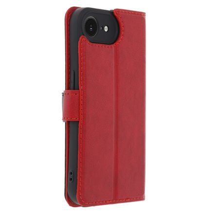 iPhone 16E Kılıf Trend S Plus Kapaklı Kılıf - Kırmızı