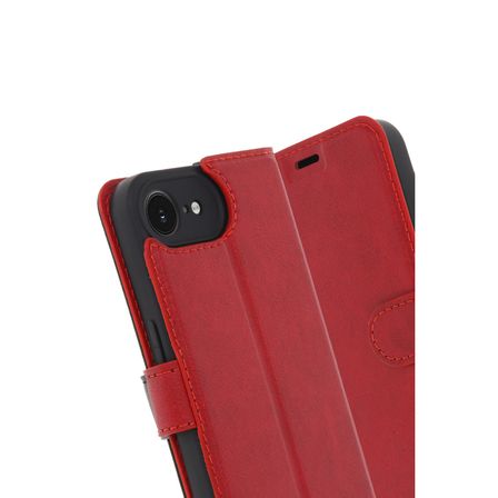 iPhone 16E Kılıf Trend S Plus Kapaklı Kılıf - Kırmızı