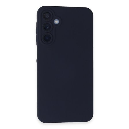 Erdo Ticaret Samsung Galaxy A25 5G Kılıfı Nano Kadife Silikon Lacivert