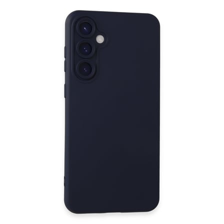 Galaxy S24 Kılıf Nano içi Kadife Silikon - Lacivert