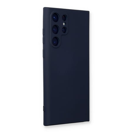 Galaxy S24 Ultra Kılıf Nano içi Kadife Silikon - Lacivert