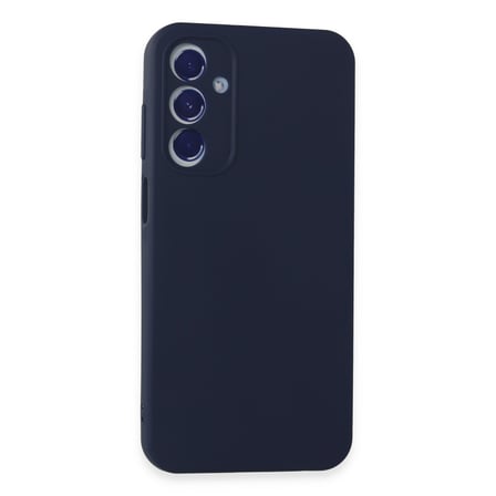 Bezos Samsung Galaxy A35 5G Kılıf First Silikon Arka Kapak Lacivert