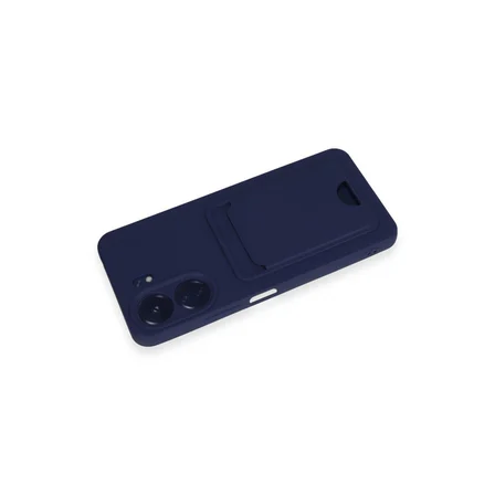 Redmi 13C Kılıf Kelvin Kartvizitli Silikon - Lacivert