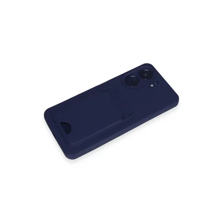 Redmi 13C Kılıf Kelvin Kartvizitli Silikon - Lacivert
