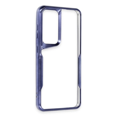 Galaxy S24 Kılıf Boyi Silikon Kapak - Lacivert