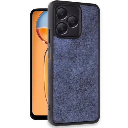 Realme Note 50 4G Kılıf Aras Deri Kapak - Lacivert