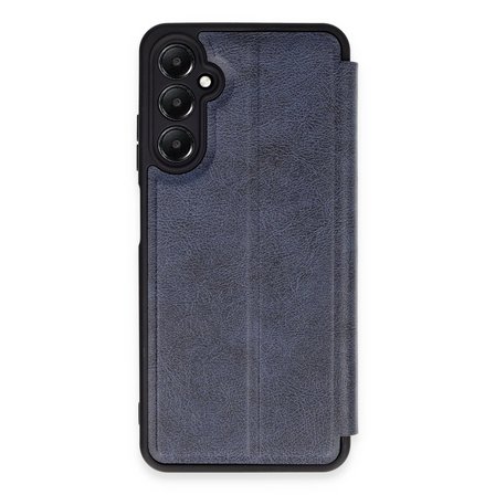 Erdo Ticaret Samsung Galaxy A25 5G Kılıf Kapaklı Deri Lacivert