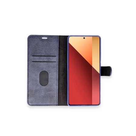 Redmi Note 13 Pro 4G Kılıf Trend S Plus Kapaklı Kılıf - Lacivert