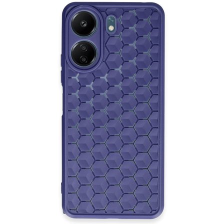 Redmi 13C Kılıf Petek Silikon Kapak - Lacivert
