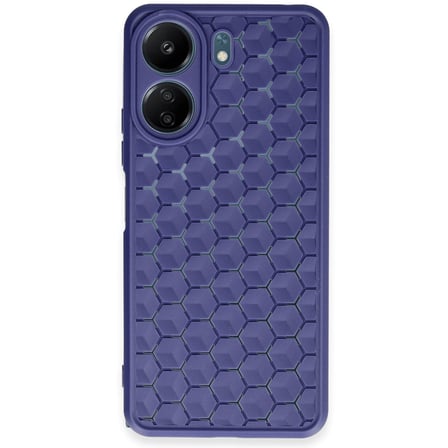 Redmi 13C Kılıf Petek Silikon Kapak - Lacivert
